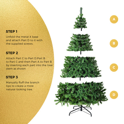 Tinseltown Christmas Tree 2.7M 9FT Green 1708 Tips-Christmas Tree-PEROZ Accessories