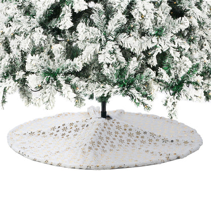 Tinseltown LED Christmas Tree 1.8M 6FT with Tree Skirt Light Snow-sprayed Green-Christmas Tree-PEROZ Accessories