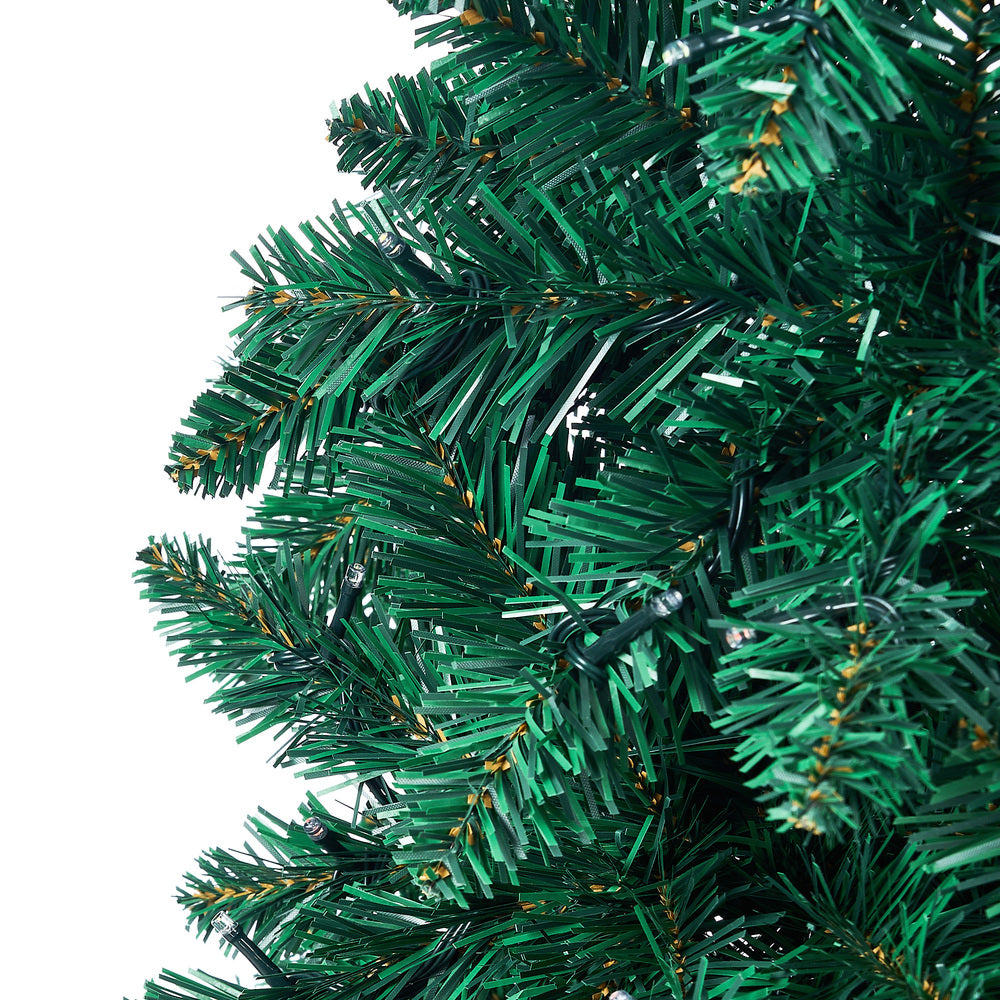 Tinseltown LED Christmas Tree 2.4M 8FT Multi Colour Lights 8 Flash Modes-Christmas Tree-PEROZ Accessories