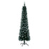 Tinseltown Slim Christmas Tree 1.8M 6FT Green and White-Christmas Tree-PEROZ Accessories