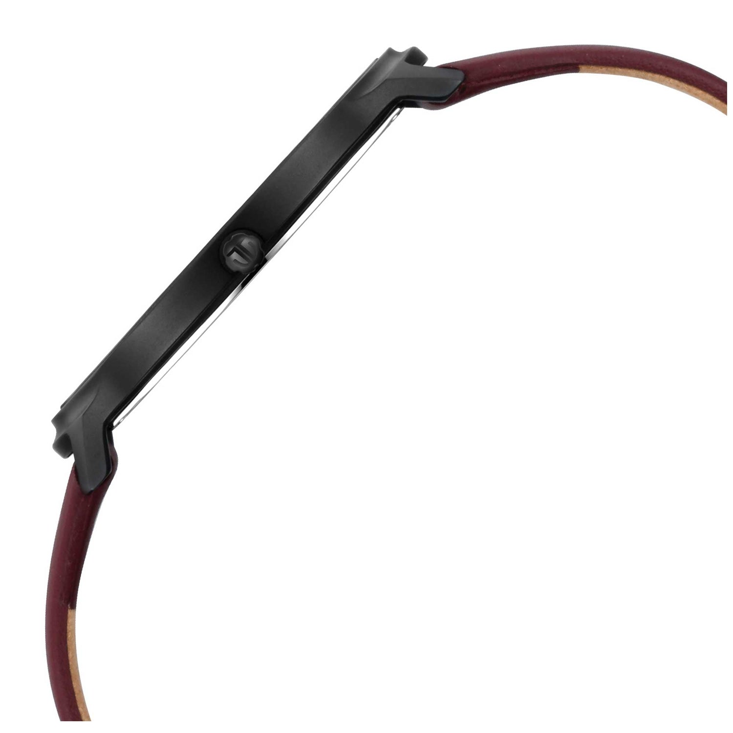 Titan Edge Baseline Black Dial Analogue Leather Strap watch for Men-PEROZ Accessories