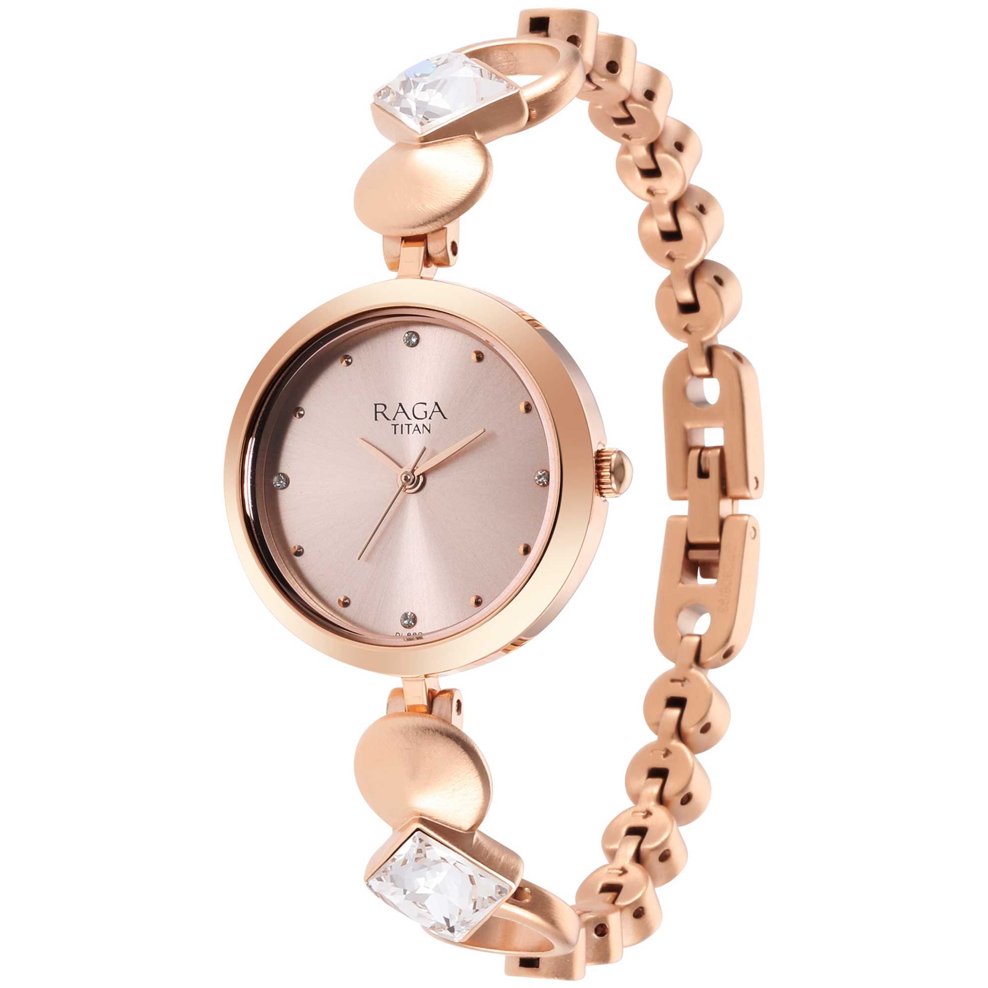 Titan Love All Pink Dial Analogue Metal Strap Watch for Women-PEROZ Accessories