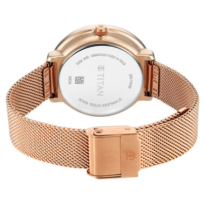 Titan Neo Green Dial Analogue Stainless Steel Strap Watch for Women-PEROZ Accessories