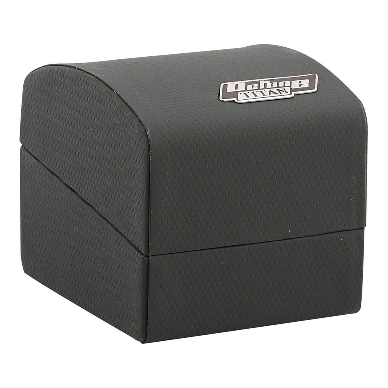 Titan Octane Black Dial Chrono Stainless Steel Watch for Men-PEROZ Accessories