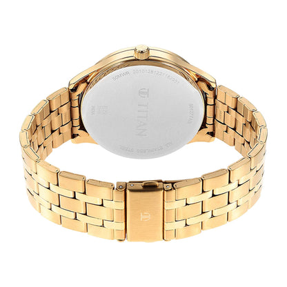 Titan Opulent III Green Dial Multi Stainless Steel Strap watch for Men-PEROZ Accessories