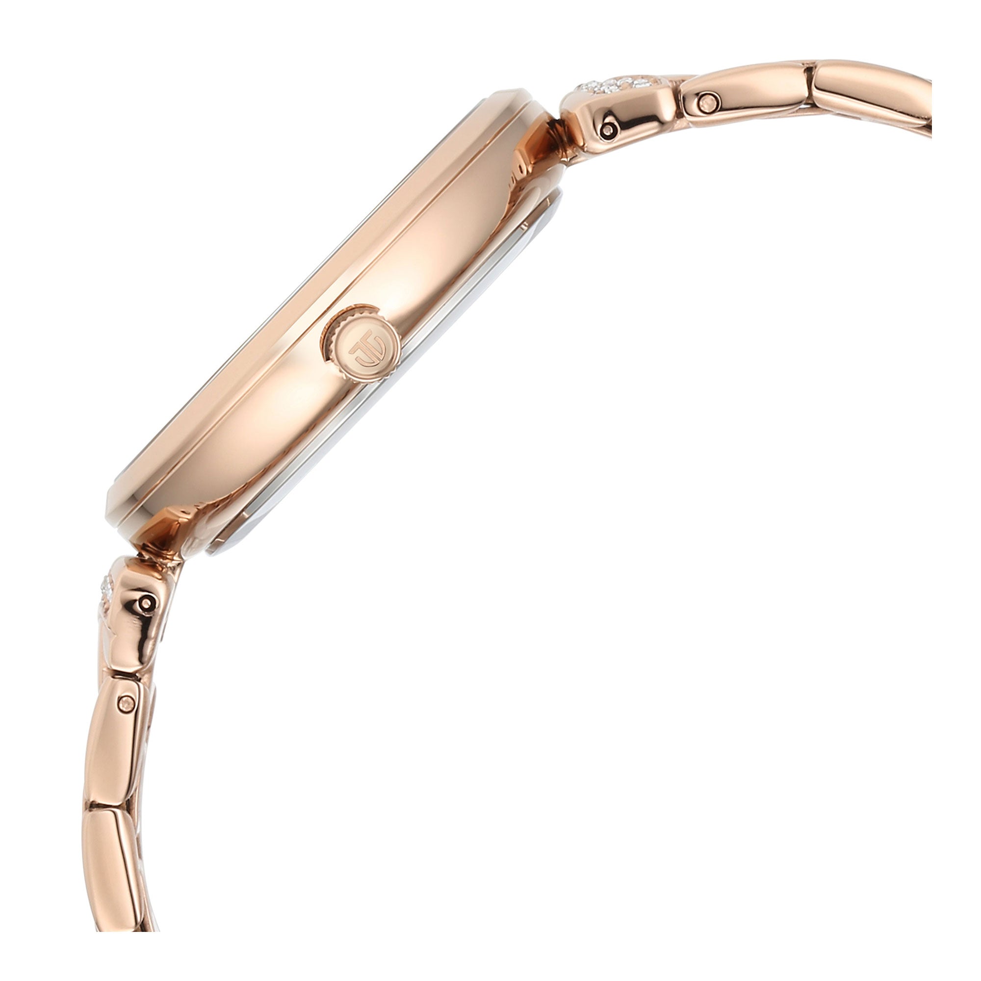 Titan Purple Style Up Quartz Analogue Mother Of Pearl Dial Stainless Steel Strap Watch for Women-PEROZ Accessories