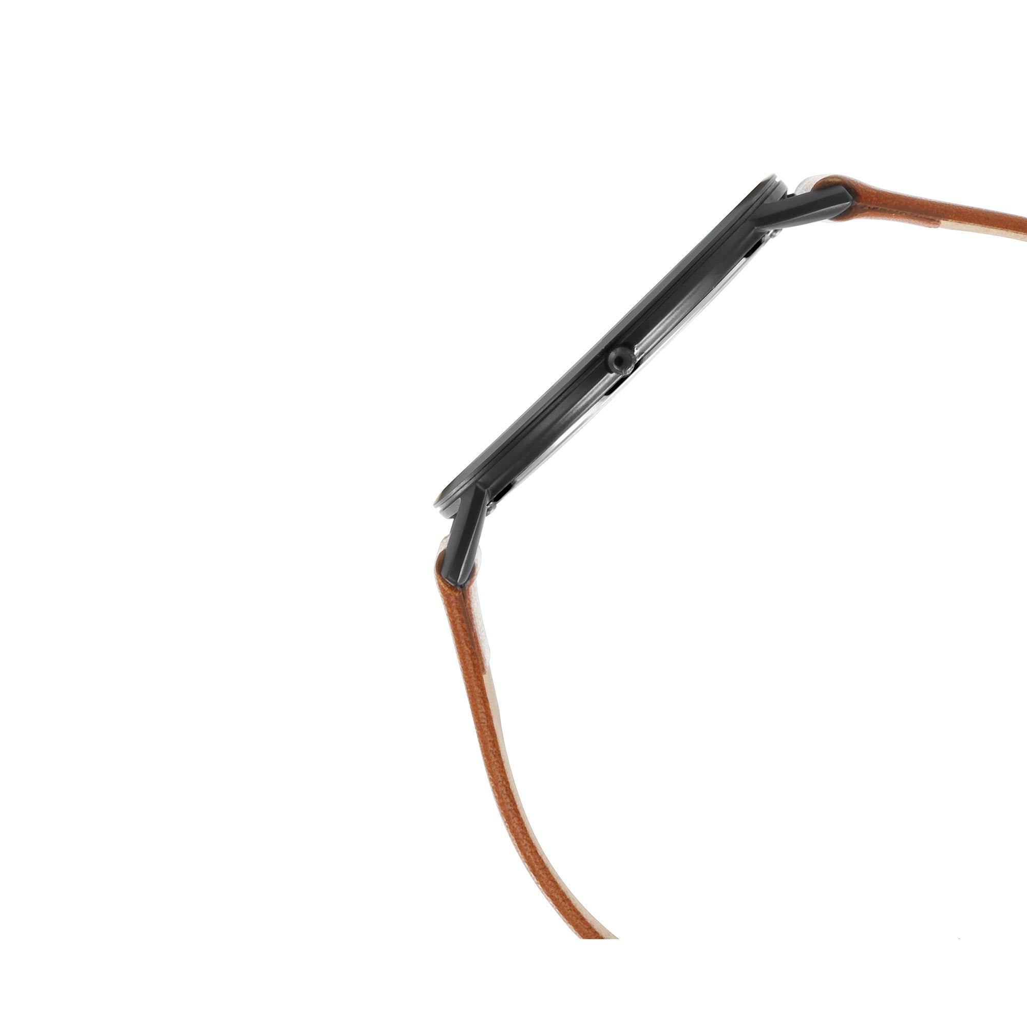 Titan Quartz Analogue Black Dial Leather Strap Watch for Men-PEROZ Accessories