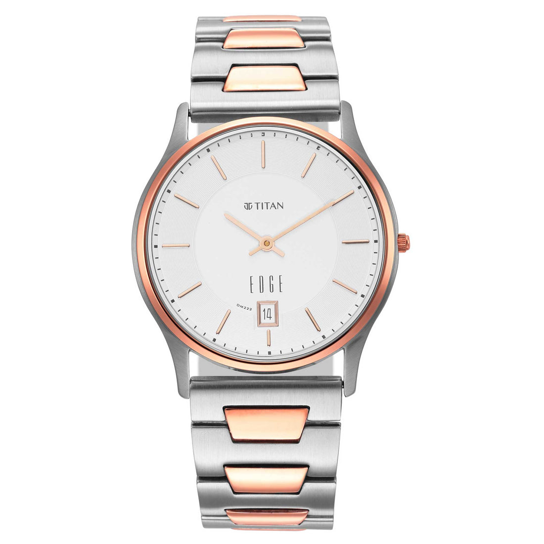 Titan Quartz Analogue Silver Dial Stainless Steel Strap Watch for Men-PEROZ Accessories