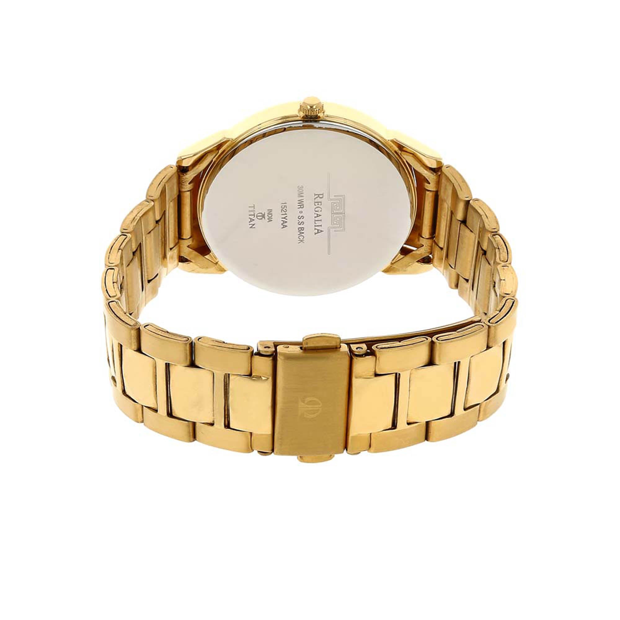 Titan Quartz Analogue with Date Silver Dial Stainless Steel Strap Watch for Men-PEROZ Accessories