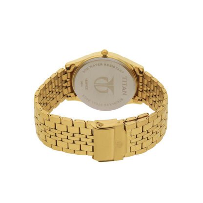 Titan Quartz Analogue with Day and Date Silver Dial Stainless Steel Strap Watch for Men-PEROZ Accessories