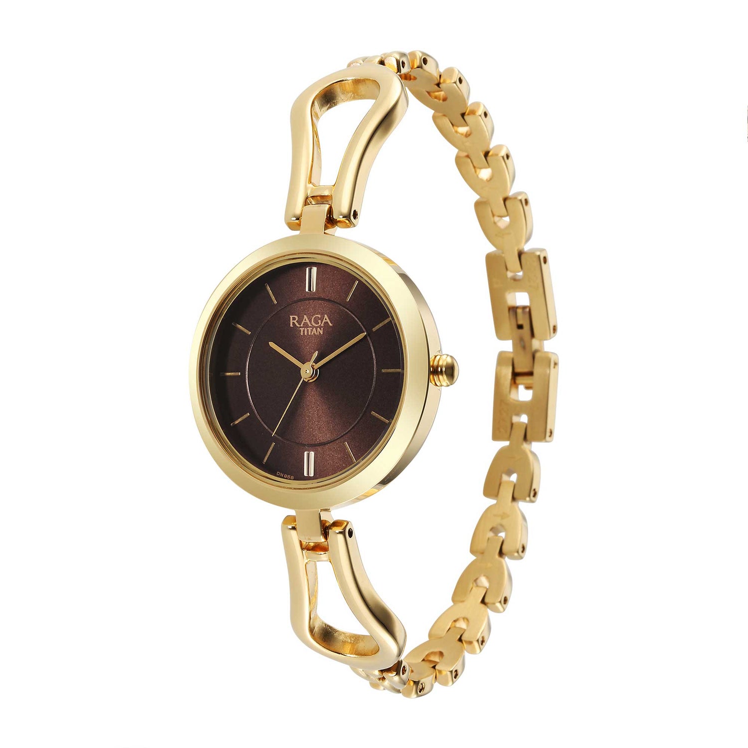 Titan Raga Champagne Dial Watch for Women-PEROZ Accessories