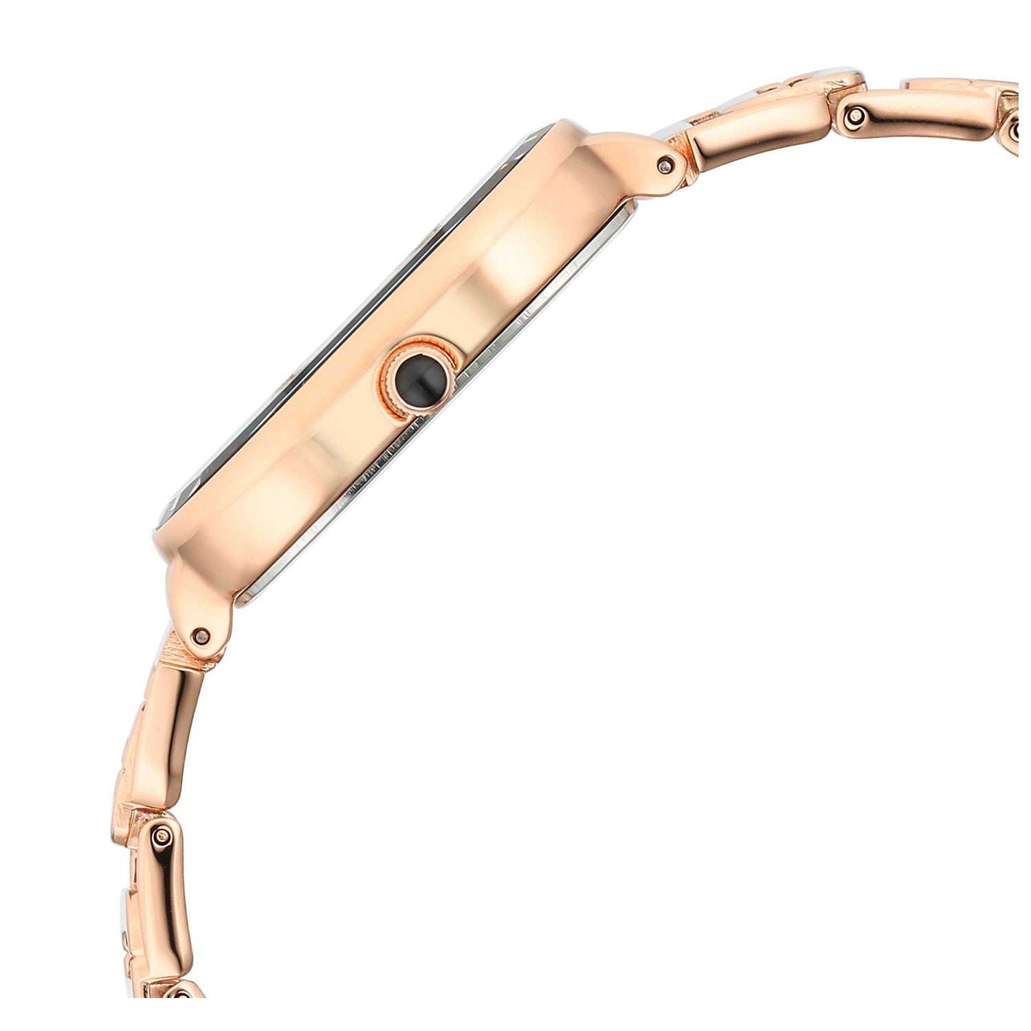 Titan Raga Chic Quartz Analogue Black Dial Rose Gold Metal Strap Watch for Women-PEROZ Accessories