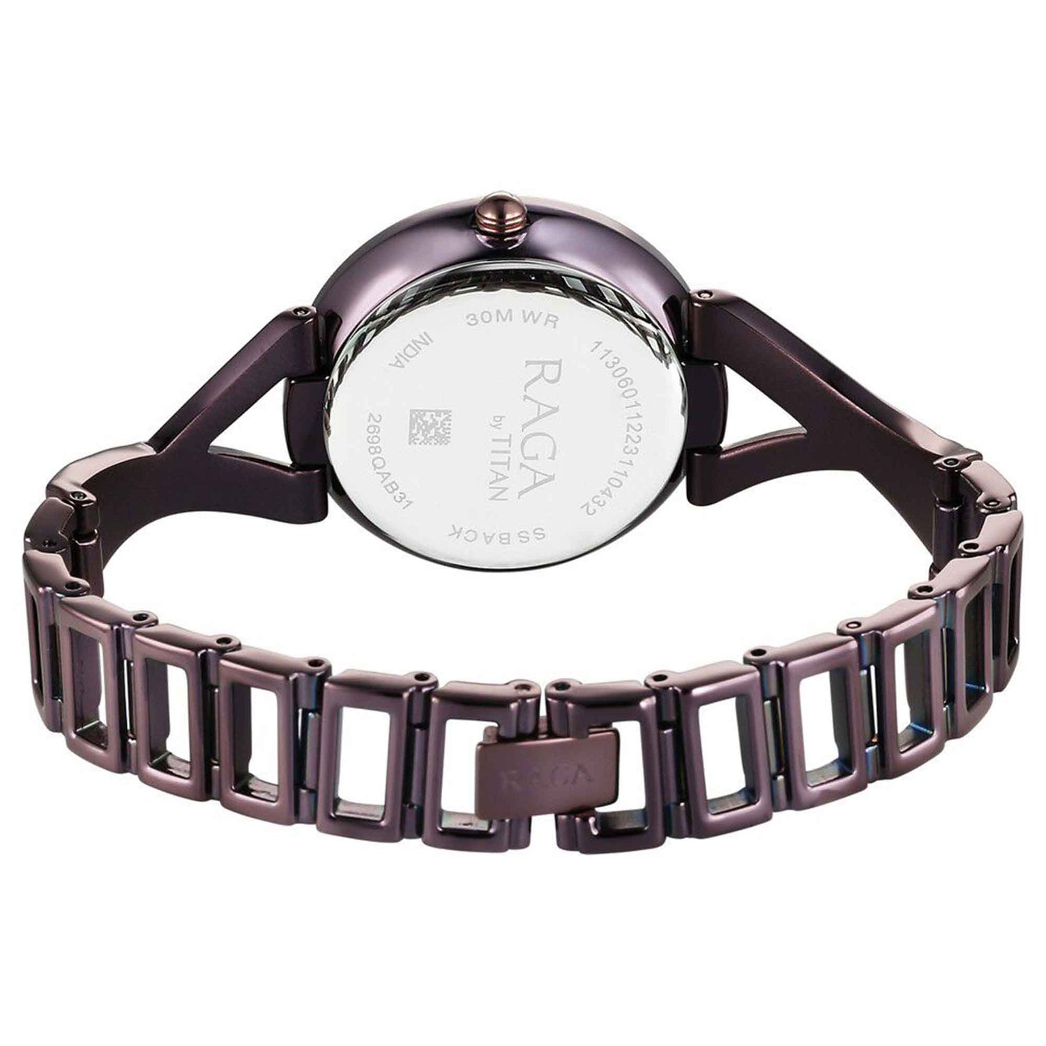 Titan Raga Chic Quartz Analogue Brown Dial Metal Strap Watch for Women-PEROZ Accessories