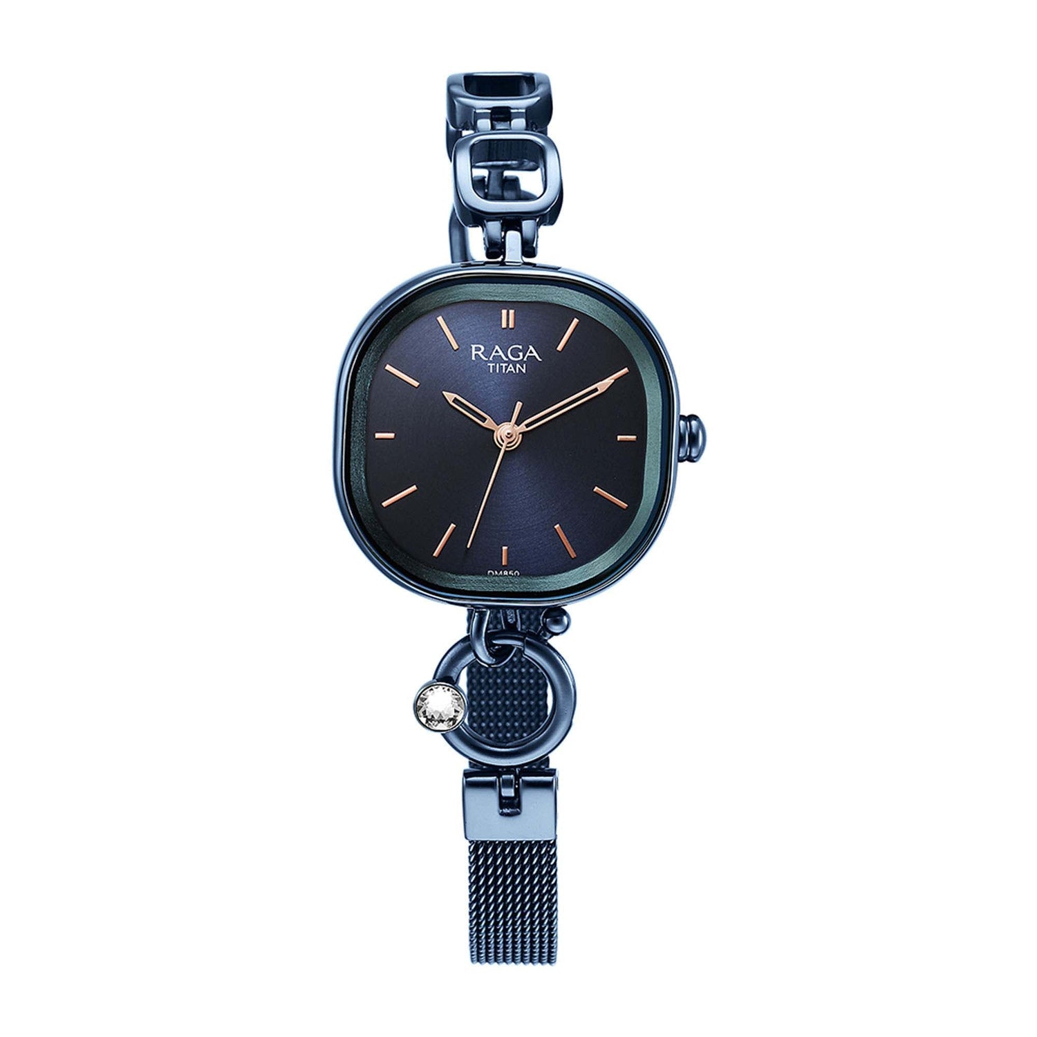 Titan Raga Delight Blue Dial Analogue Metal Strap Watch for Women-PEROZ Accessories