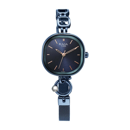 Titan Raga Delight Blue Dial Analogue Metal Strap Watch for Women-PEROZ Accessories