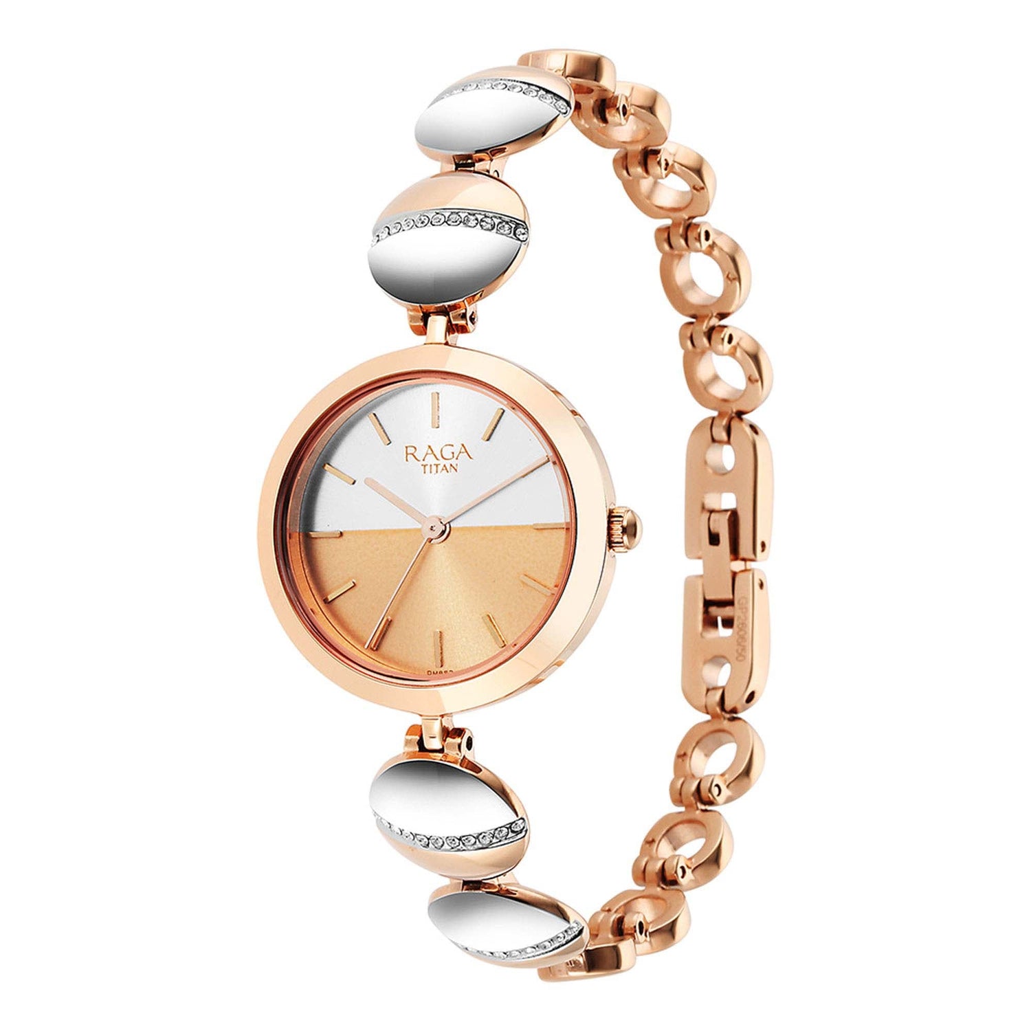 Titan Raga Delight Silver Dial Analogue Metal Strap Watch for Women-PEROZ Accessories