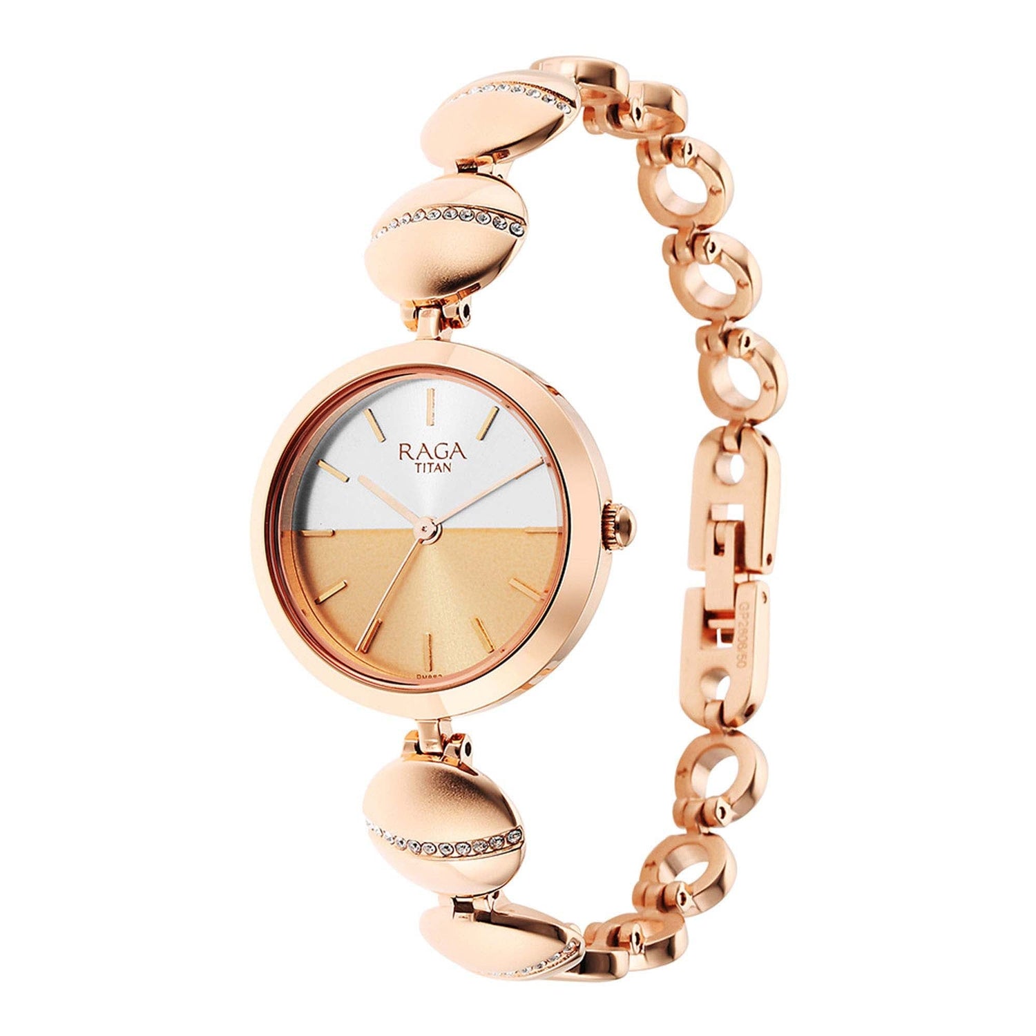 Titan Raga Delight Silver Dial Women Watch With Metal Strap-PEROZ Accessories