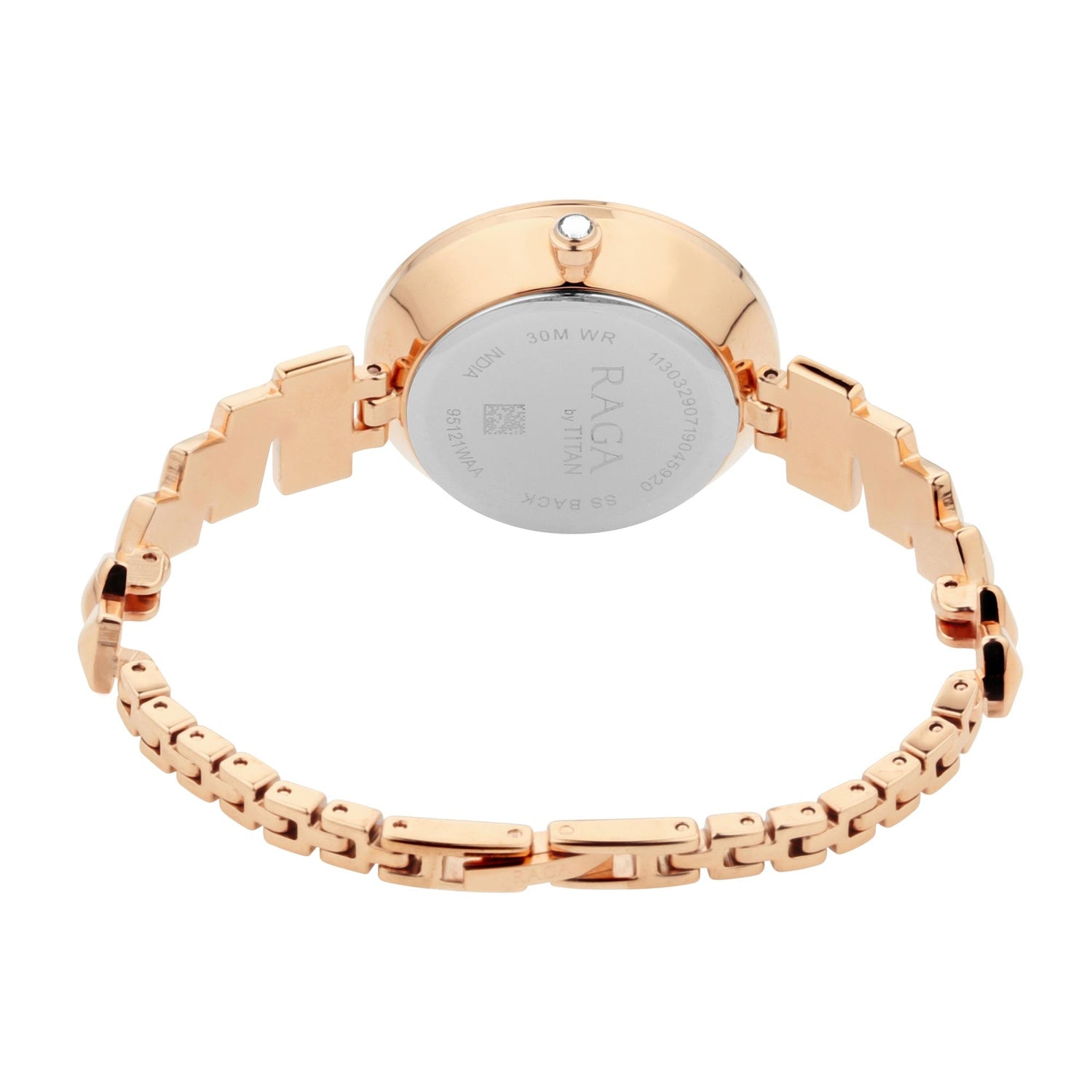 Titan Raga Facets Rose Gold Dial Women Watch With Stainless Steel Strap-PEROZ Accessories