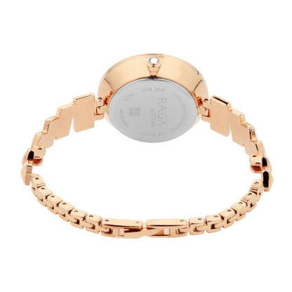 Titan Raga Facets Rose Gold Dial Women Watch With Stainless Steel Strap-PEROZ Accessories