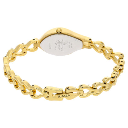 Titan Raga Flora Purple Dial Analog Metal Strap Watch for Women-PEROZ Accessories