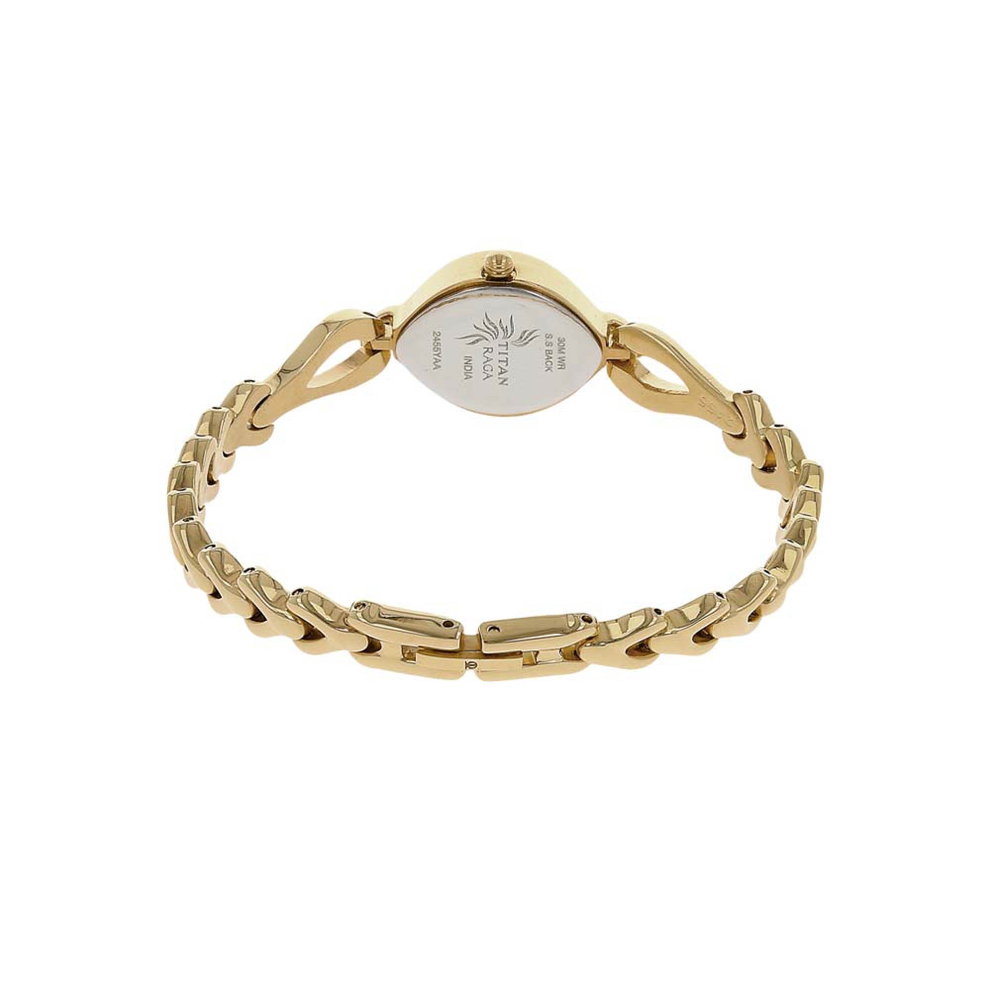 Titan Raga Flora Silver Dial Analog Metal Strap watch for Women-PEROZ Accessories