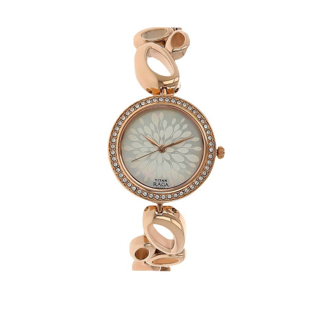 Titan Raga Garden of Eden White Dial Analogue Metal Strap watch for Women-PEROZ Accessories