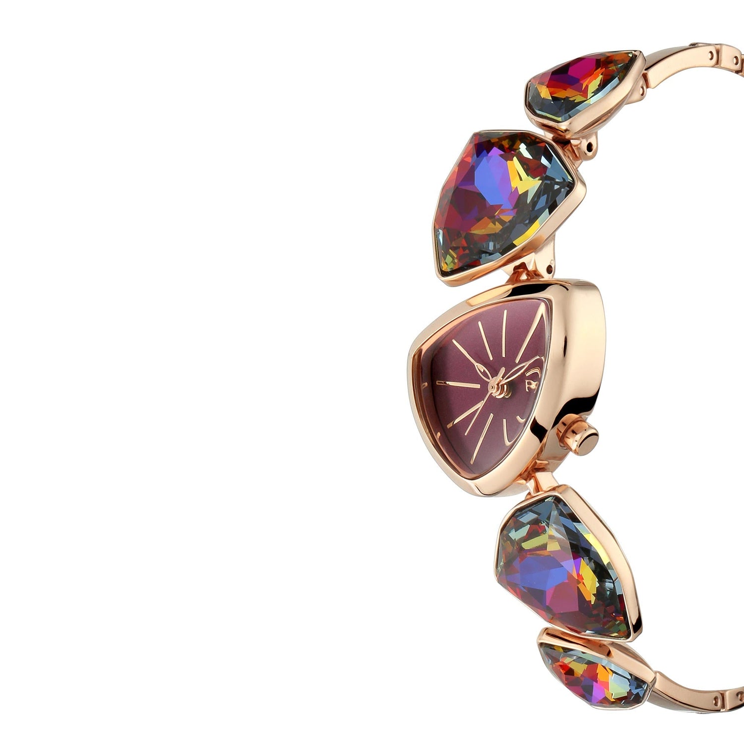 Titan Raga I Am Maroon Dial Women Watch With Metal Strap-PEROZ Accessories