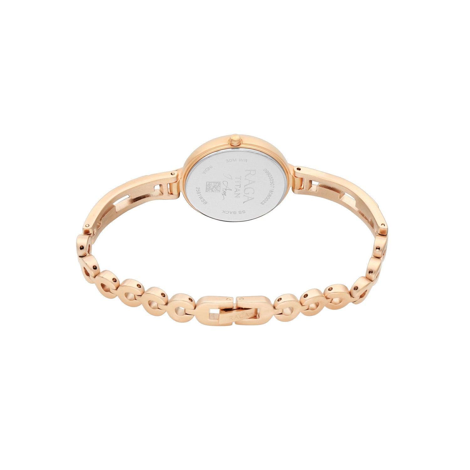 Titan Raga I Am White Dial Women Watch With Metal Strap-PEROZ Accessories