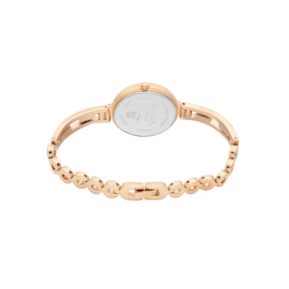 Titan Raga I Am White Dial Women Watch With Metal Strap-PEROZ Accessories