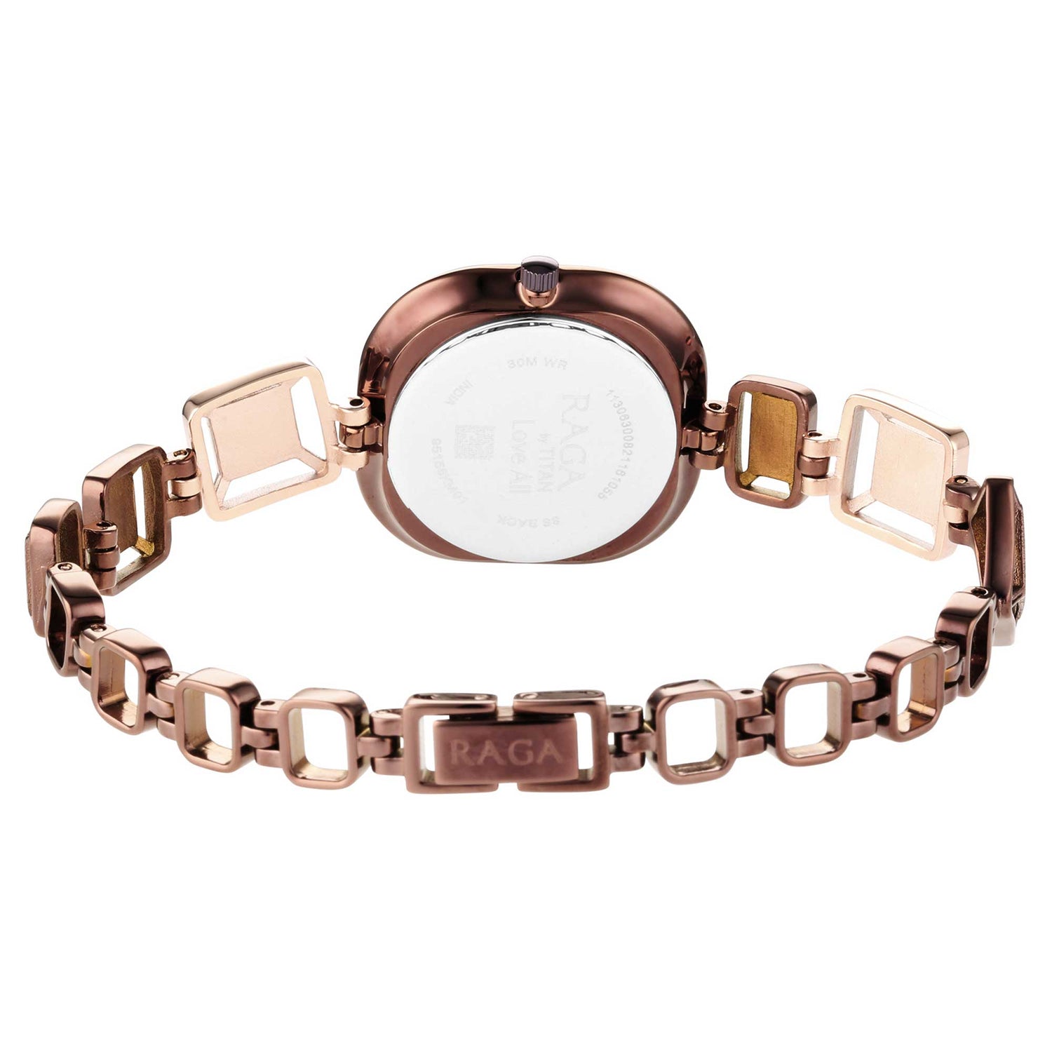 Titan Raga Love All Brown Dial Analogue Metal Strap watch for WoMen-PEROZ Accessories