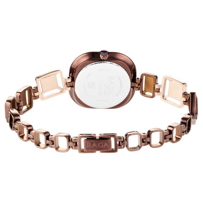 Titan Raga Love All Brown Dial Analogue Metal Strap watch for WoMen-PEROZ Accessories