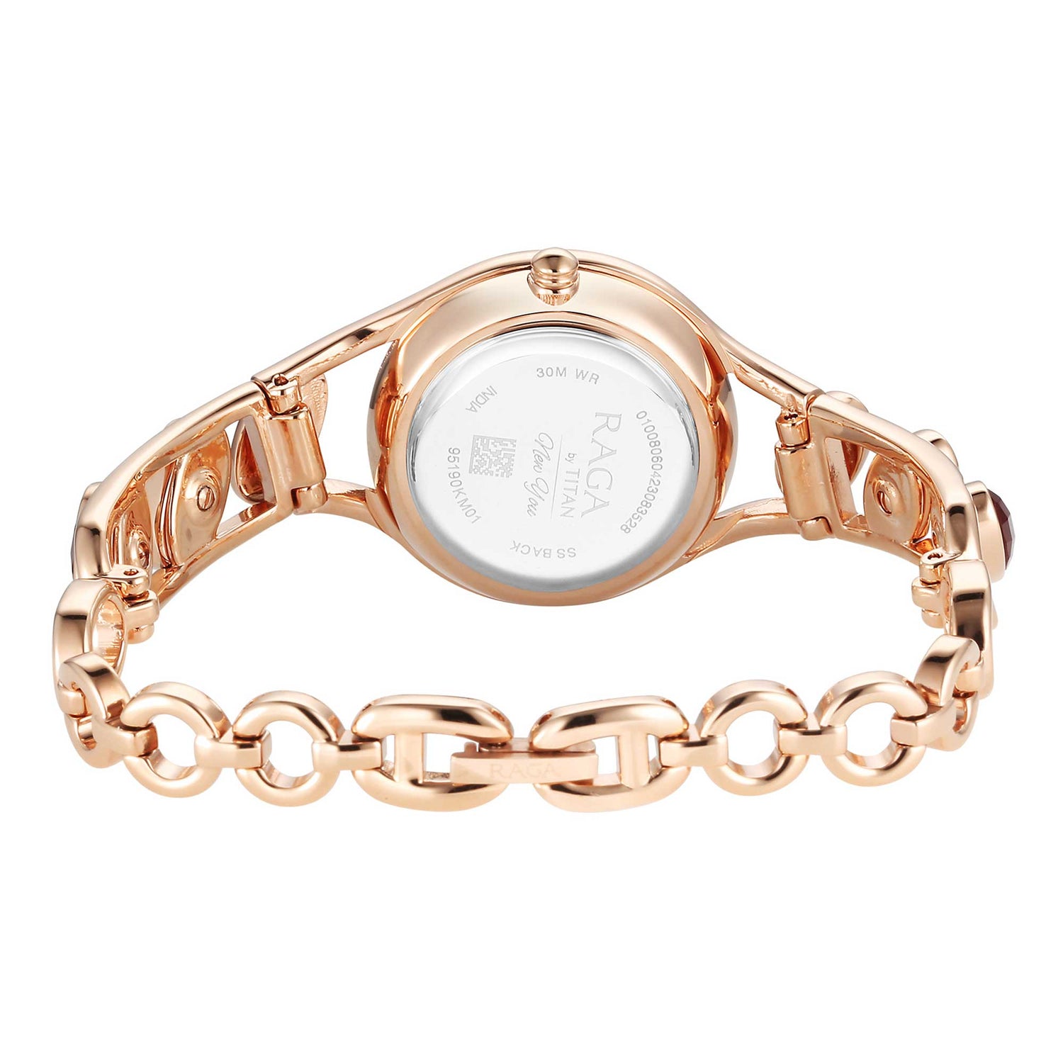 Titan Raga New You Quartz Analog Mother Of Pearl Dial Metal Strap Watch for Women-PEROZ Accessories