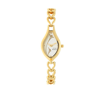 Titan Raga Silver Dial Women Watch With Metal Strap-PEROZ Accessories