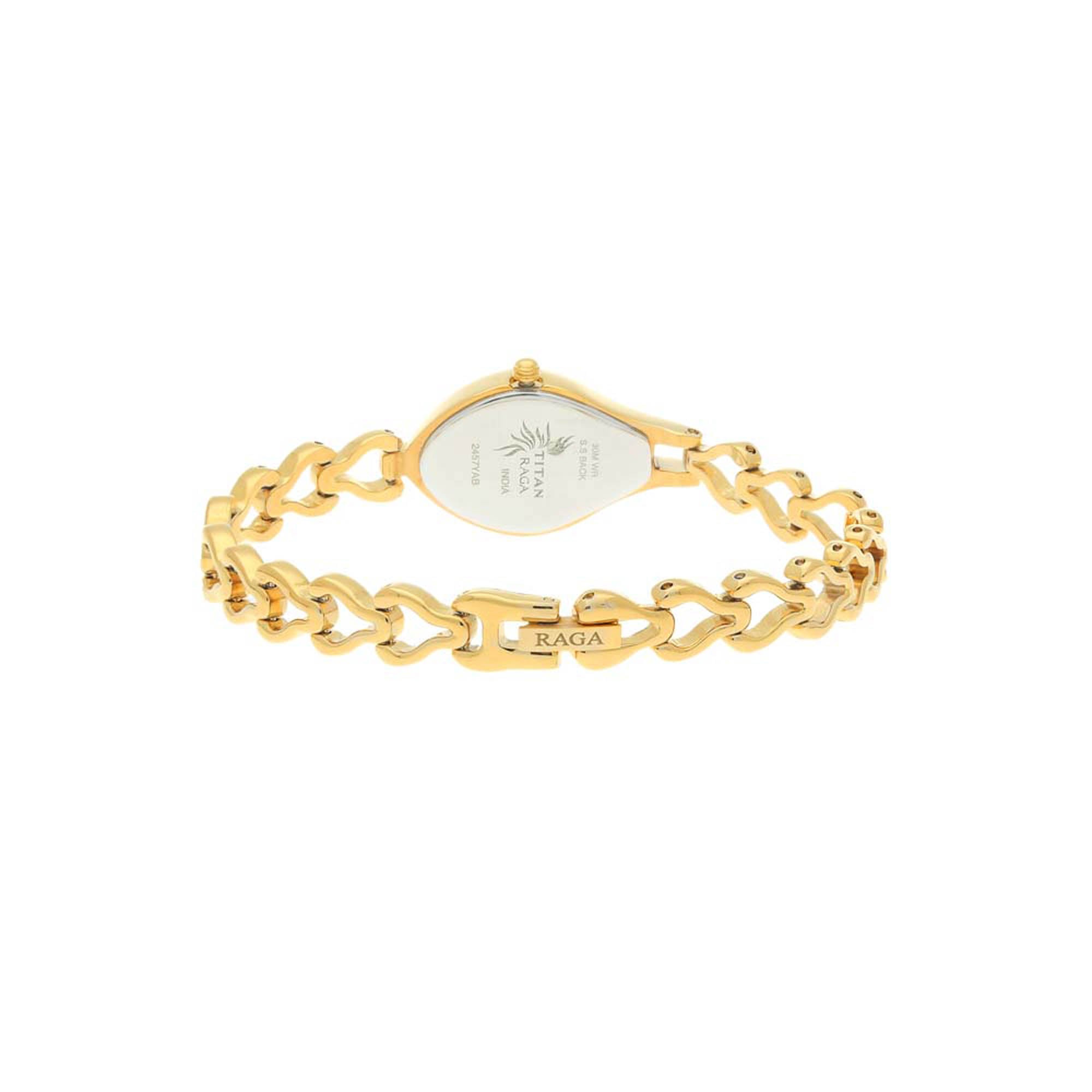 Titan Raga Silver Dial Women Watch With Metal Strap-PEROZ Accessories