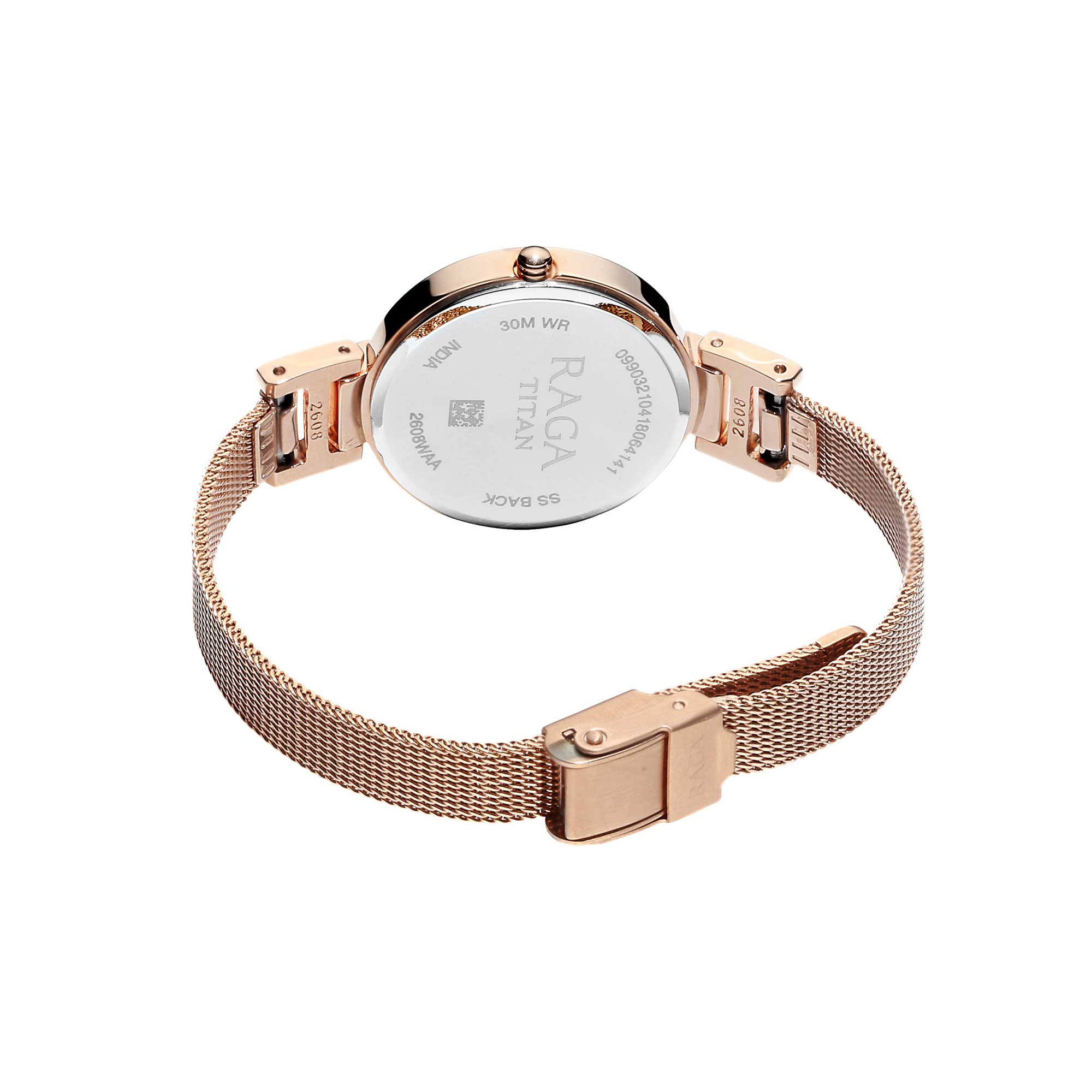 Titan Raga Viva Anthracite Dial Women Watch With Metal Strap-PEROZ Accessories