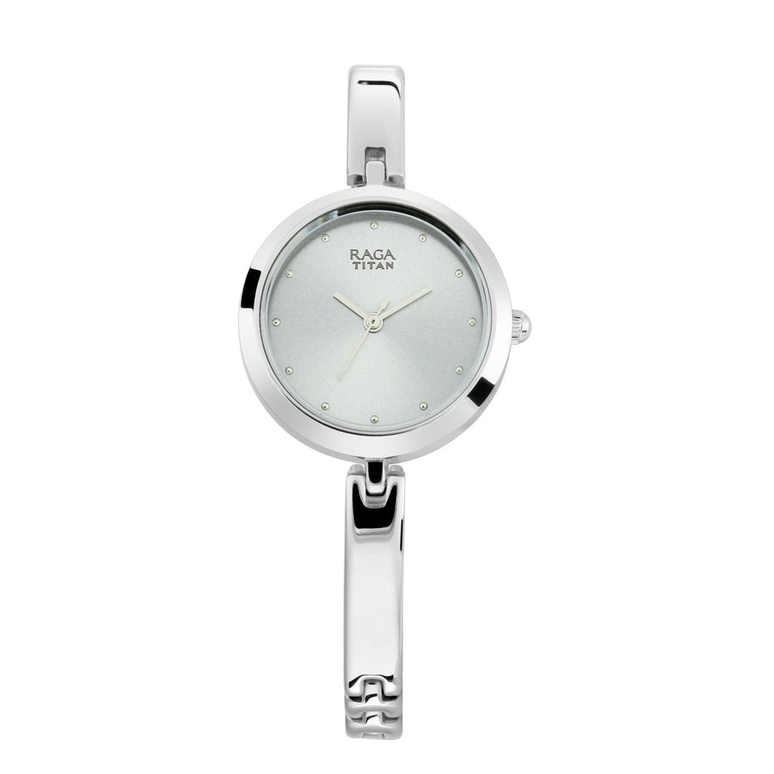Titan Raga Viva Grey Dial Women Watch With Metal Strap-PEROZ Accessories