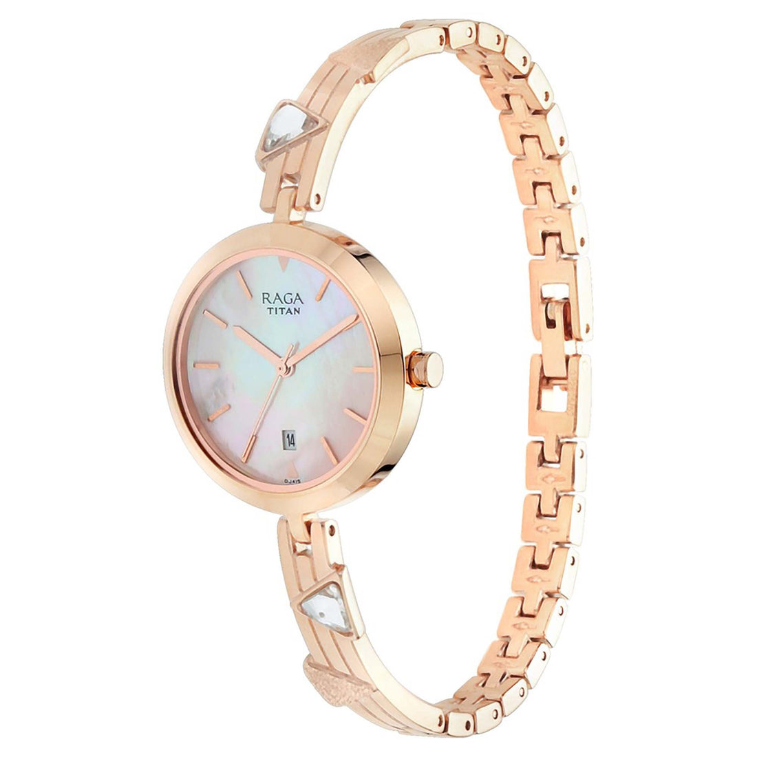 Titan Raga Viva Mother of Pearl Dial Women Watch With Metal Strap-PEROZ Accessories