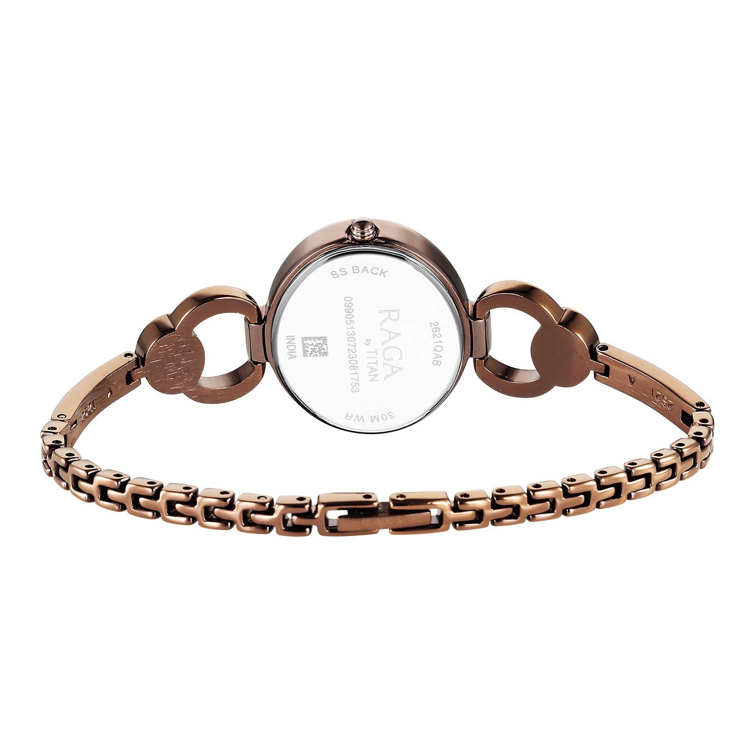 Titan Raga Viva Quartz Analog Champagne Dial Metal Strap Watch for Women-PEROZ Accessories