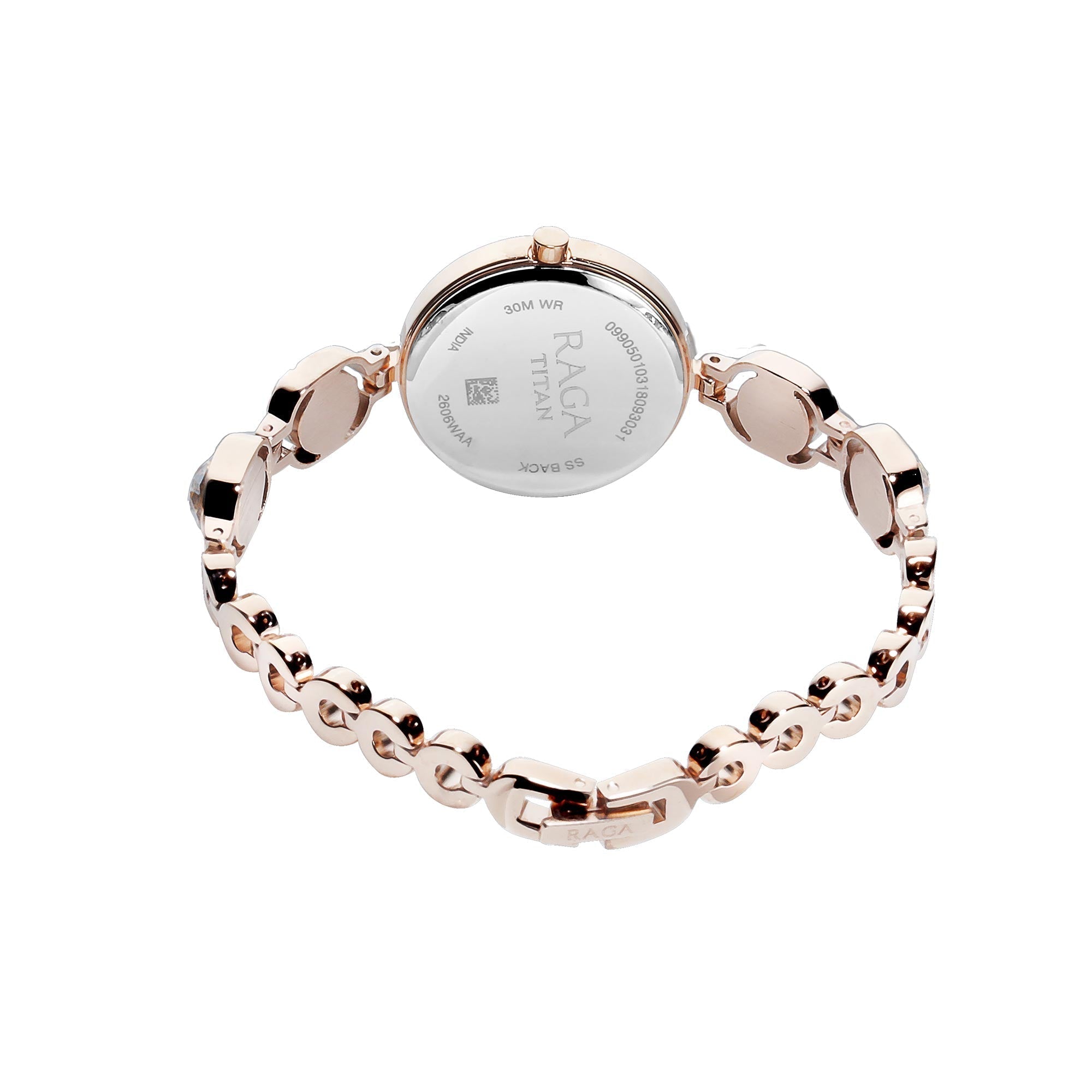 Titan Raga Viva Rose Gold Dial Analogue with Date Metal Strap watch for Women-PEROZ Accessories