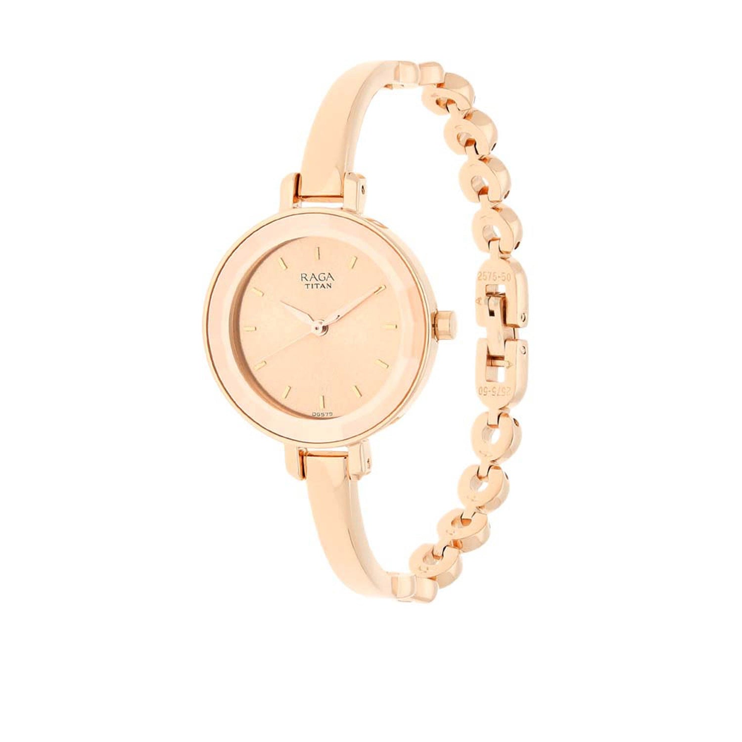 Titan Raga Viva Rose Gold Dial Women Watch With Metal Strap-PEROZ Accessories