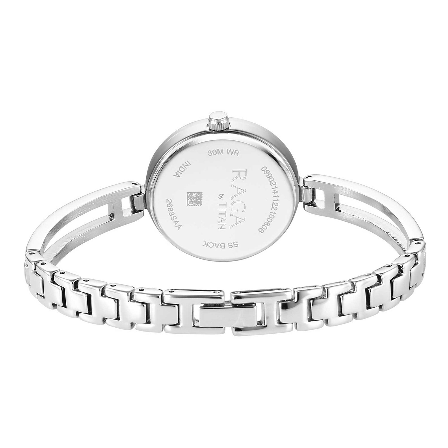 Titan Raga Viva Silver Dial Metal Strap Watch for Women-PEROZ Accessories
