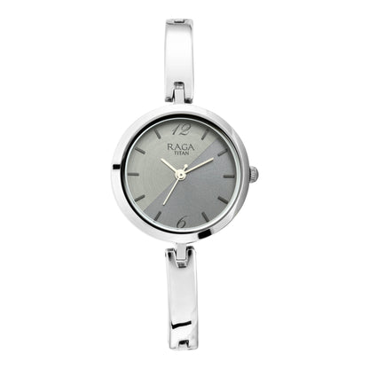 Titan Raga Viva Silver Dial Women Watch With Metal Strap-PEROZ Accessories
