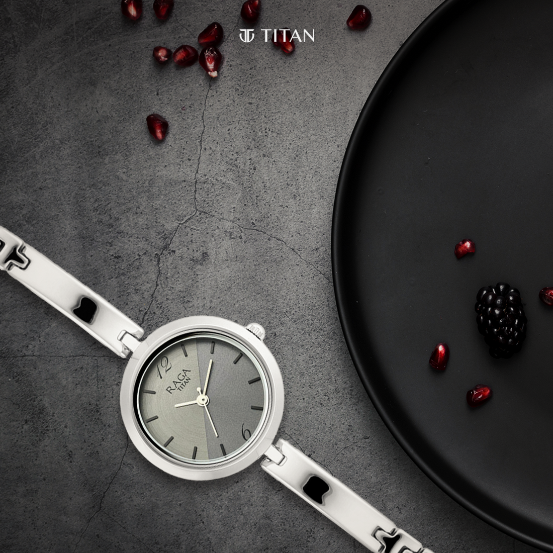 Titan Raga Viva Silver Dial Women Watch With Metal Strap-PEROZ Accessories