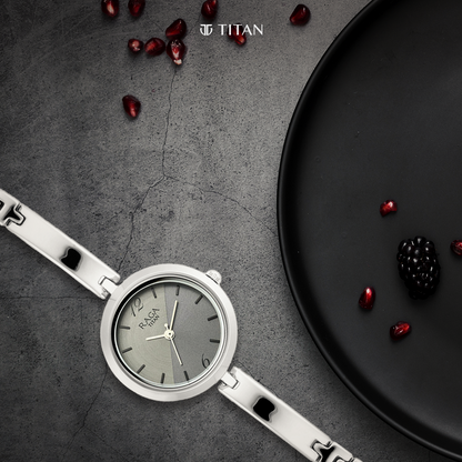 Titan Raga Viva Silver Dial Women Watch With Metal Strap-PEROZ Accessories