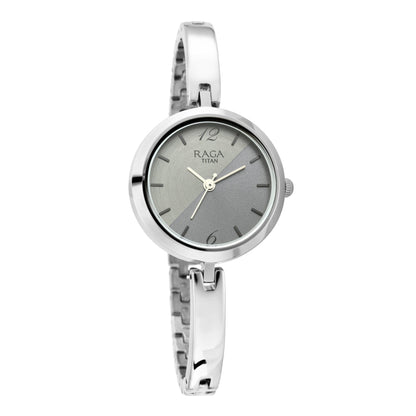 Titan Raga Viva Silver Dial Women Watch With Metal Strap-PEROZ Accessories