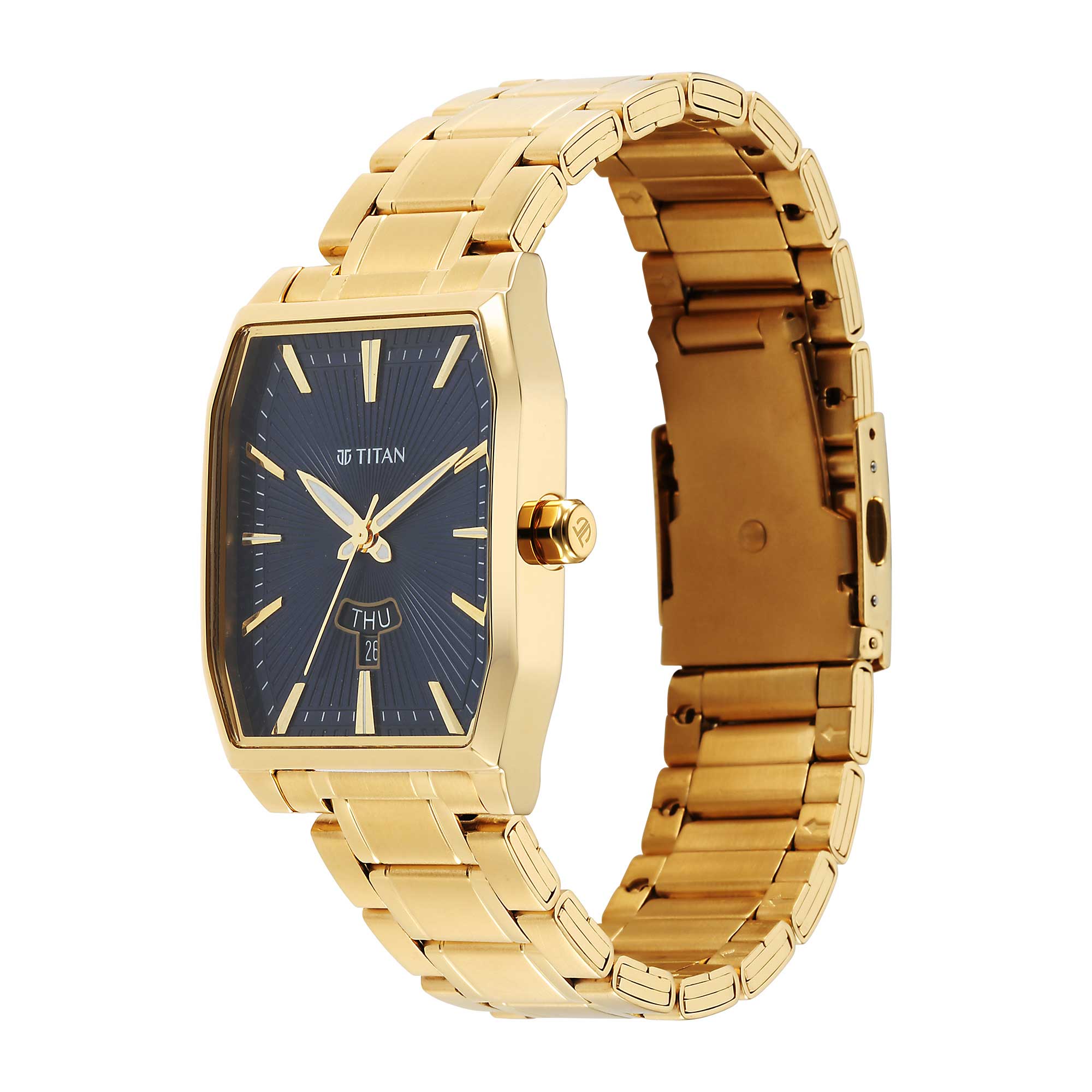 Titan Regalia Opulent Black Dial Watch for Men-PEROZ Accessories