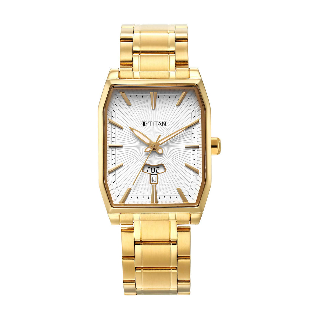 Titan Regalia Opulent White Dial Watch for Men-PEROZ Accessories
