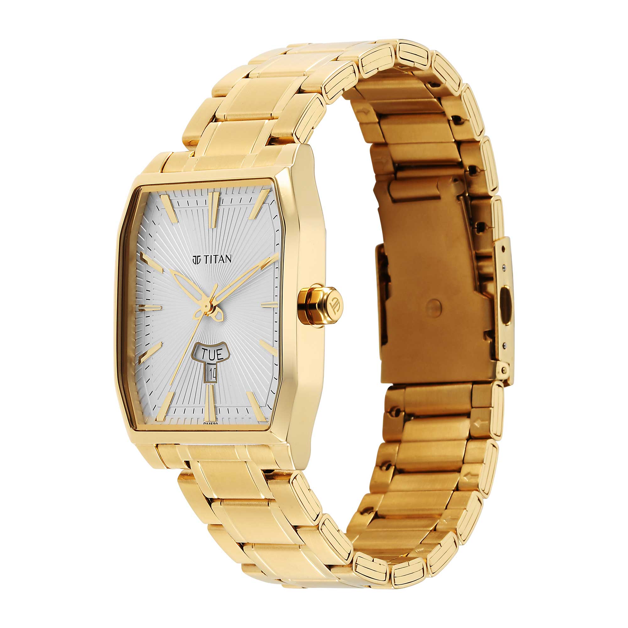 Titan Regalia Opulent White Dial Watch for Men-PEROZ Accessories