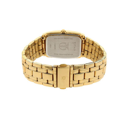 Titan Regalia White Dial Analogue with Date Metal Strap watch for Men-PEROZ Accessories