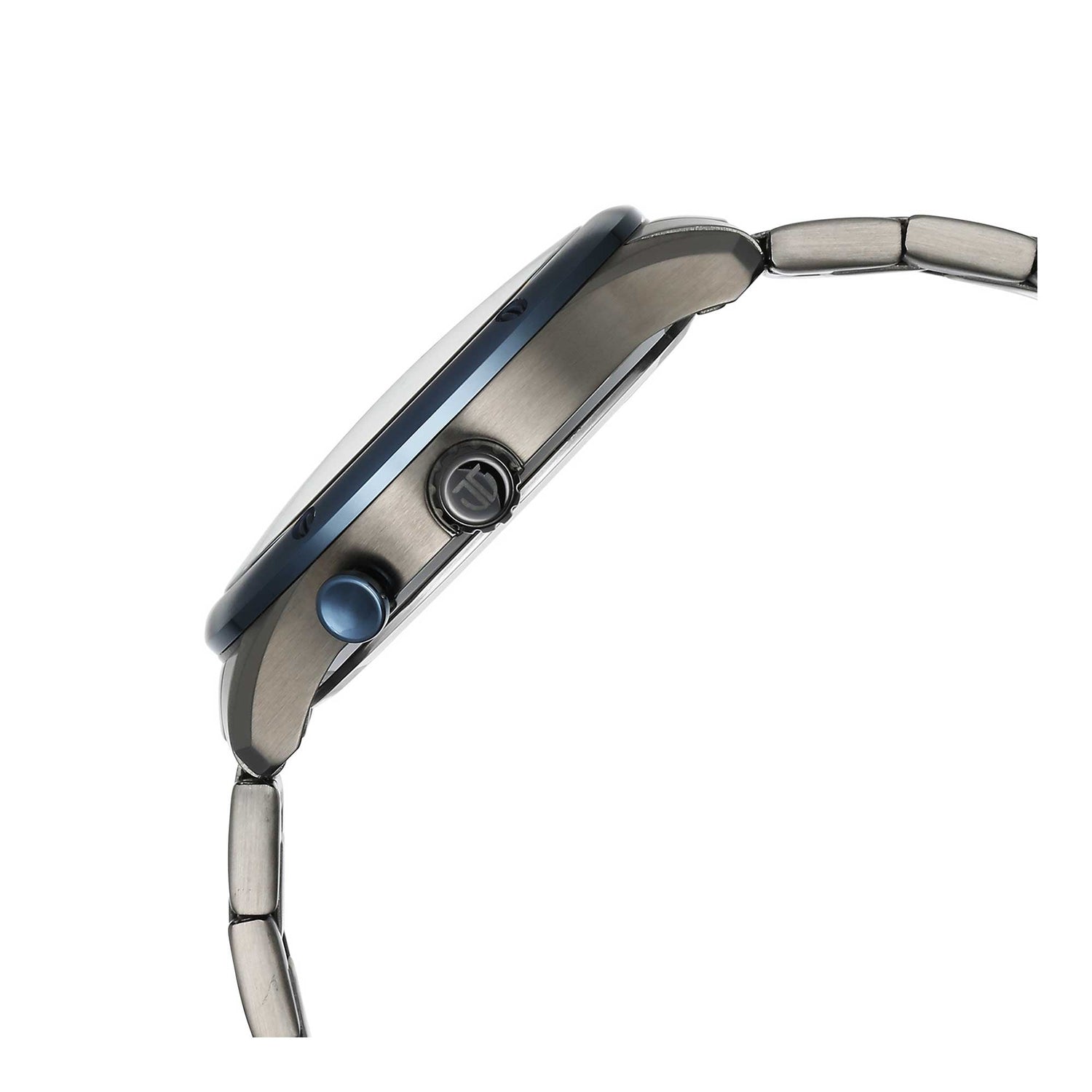 Titan Stellar Quartz Multifunction Blue Dial Stainless Steel Strap Watch for Men-PEROZ Accessories